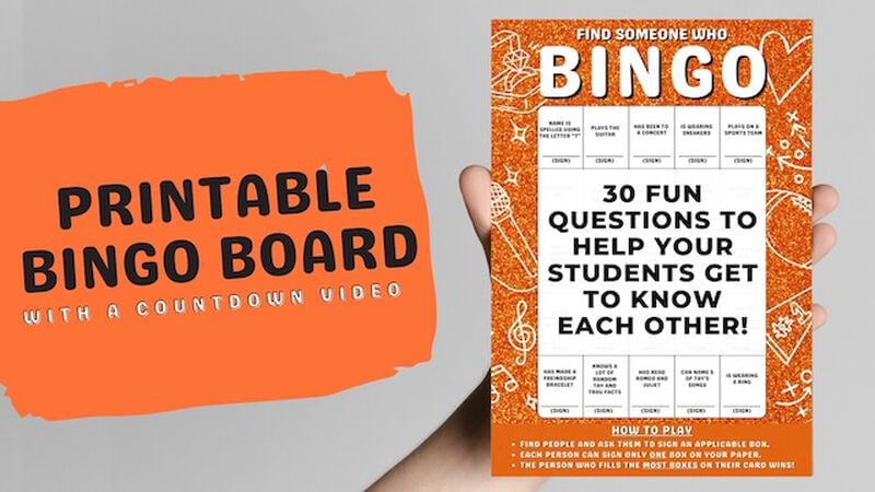 Find Someone Who: Tay & Trav Edition